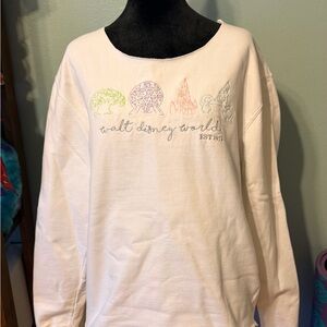 White Walt Disney World Sweatshirt